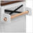 Farmhouse Kitchen Island with Drape of Beads, Power Outlet, and Rolling Wheels for Versatile Storage and Mobility-1009305732