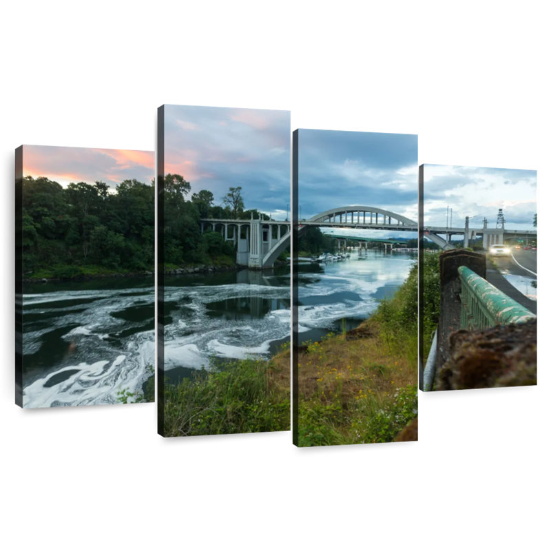 Lilie Oregon City Arch Bridge, 48" H x 75" W