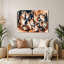 Art mural en métal «Cats Puspin» brun-1257408087
