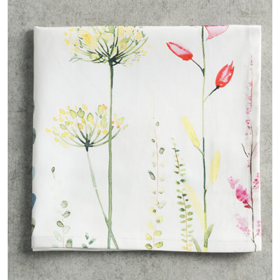 Cotton Floral Square Napkin