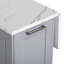 Îlot de cuisine 50,7 po avec rangement, poubelle inclinable et organisateur d'armoire escamotable, îlot de cuisine sur roulettes à 5 roulettes avec abattant, 2 tiroirs, 1 porte-133412854