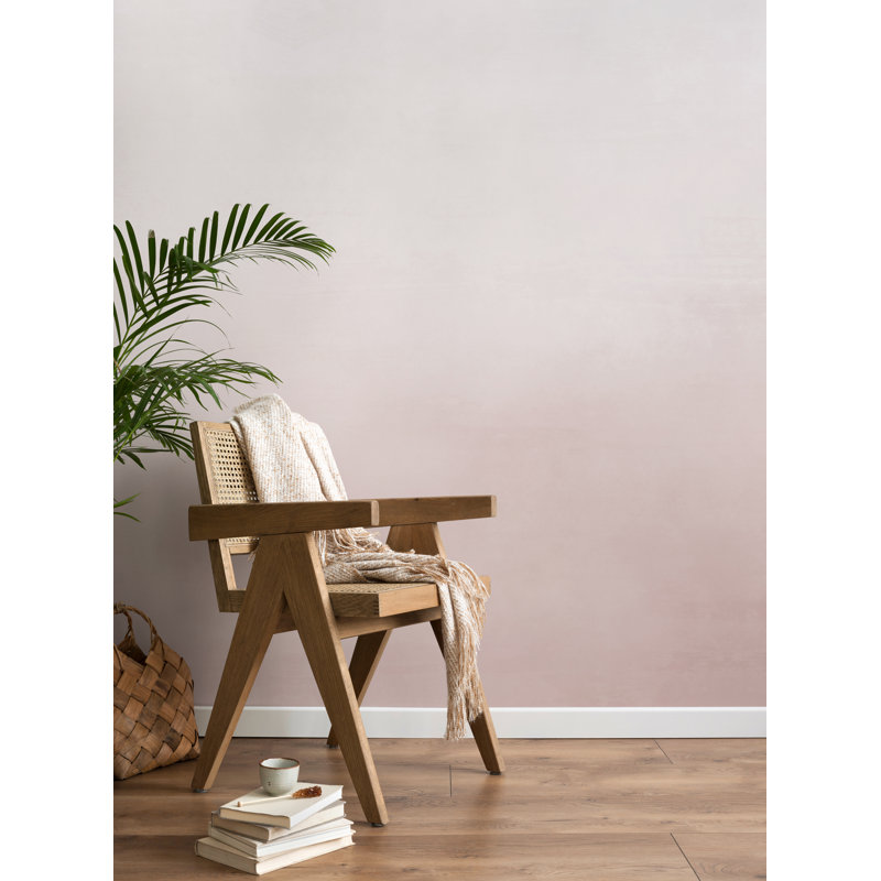 Papier peint adhésif aquarelle, L 108 po x l 96 po, Rose