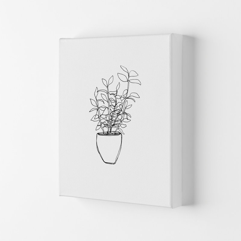 Tea Plant by Carissa Tanton - Wrapped Canvas Print, 59.4cm H x 42cm W x 4cm D