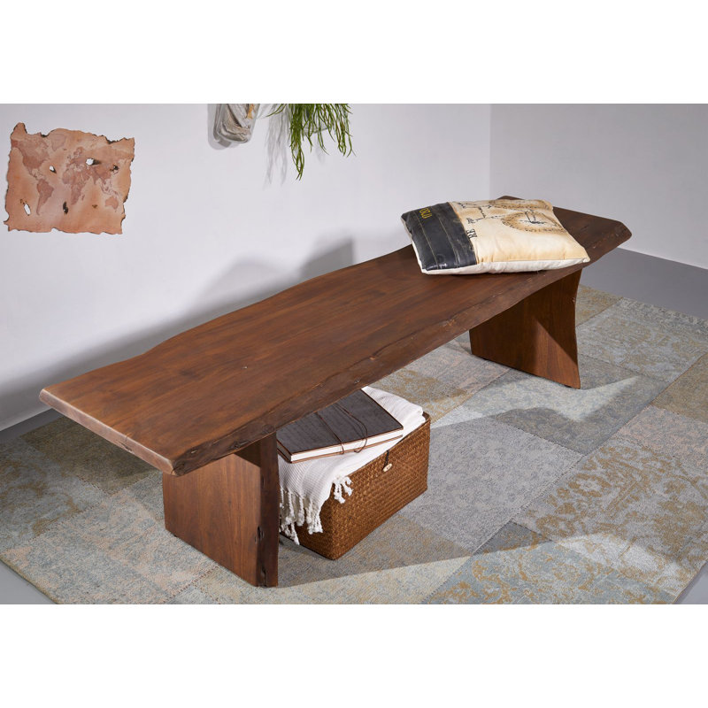 Solid Wood Bench, H45 x W38 x D180cm