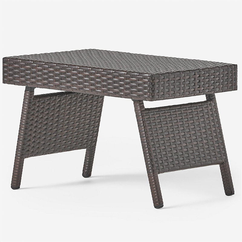 Table de collation en osier Salem, Brown Multi