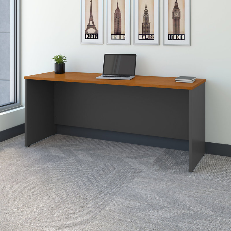 Coquille de bureau Series C, Cerise naturelle, H 30 po x l 71 po x P 24 po
