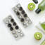 2 étagères de rangement pour 2 huiles essentielles - Organisateur vert olive pour bouteilles de 11 ml, spa et décoration intérieure