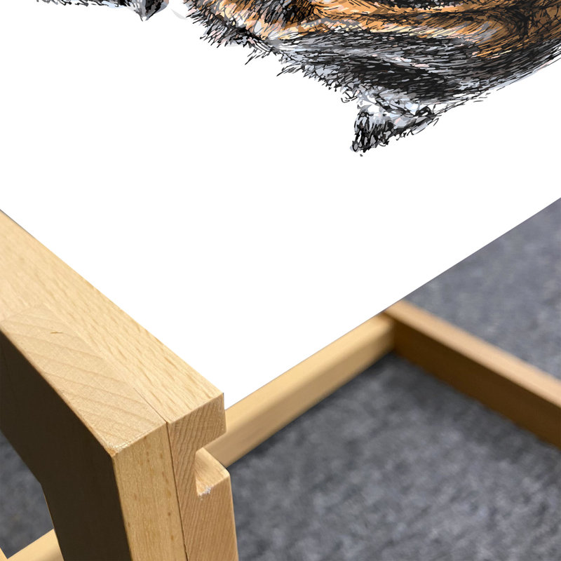 Jamauri Sled Coffee Table, 40cm H x 91cm W x 62cm D