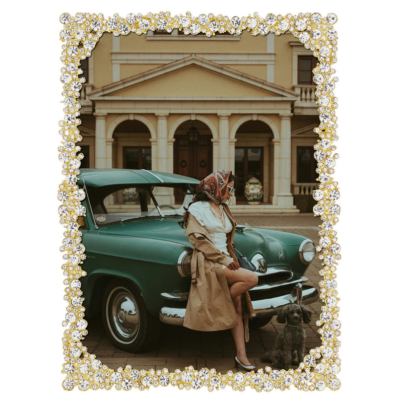Princess Metal Picture Frame, 5" x 7", Gold