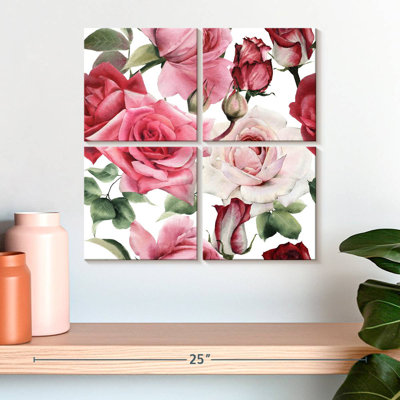 Harnek roses en fleurs