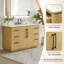 Ensemble de meuble-lavabo simple 54 po avec miroir Pierre