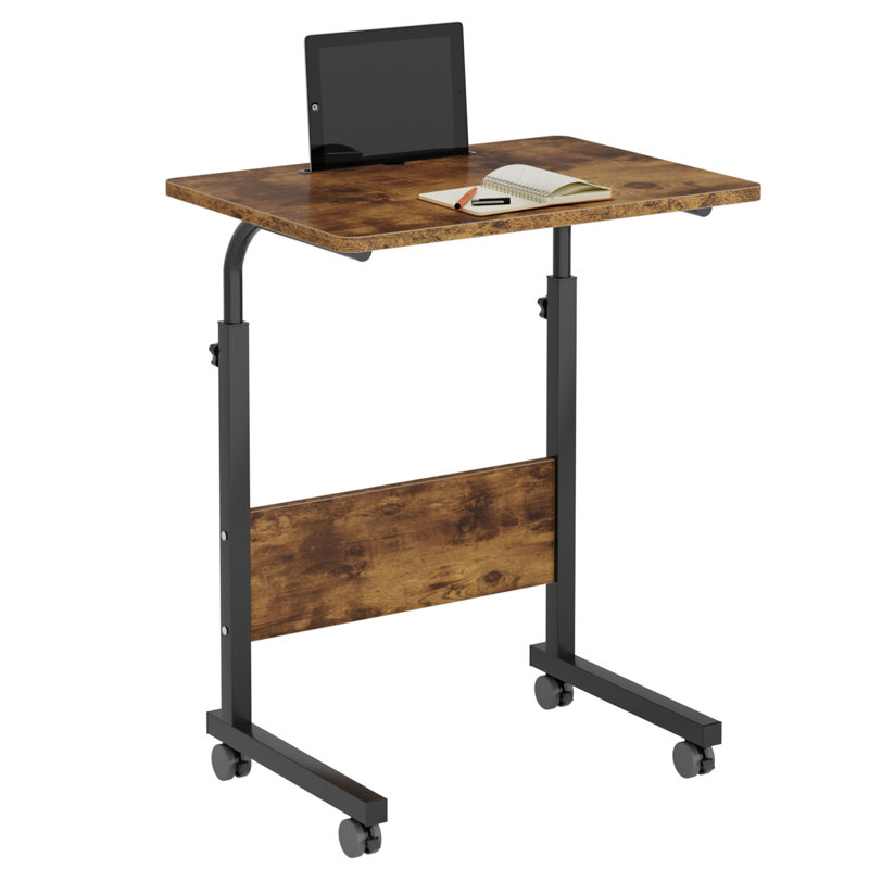 Support de tablette pour portable, lit, canapé et petit déjeuner, H 35,4 po x l 23,6 po x P 15,7 po, Brun rétro