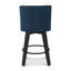 Tabouret de comptoir pivotant en bois massif Makiba de 26 po (ensemble de 1/2/4)-97710056-98270661