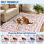 Tapis lavable moderne avec envers antidérapant-133717218-133717223