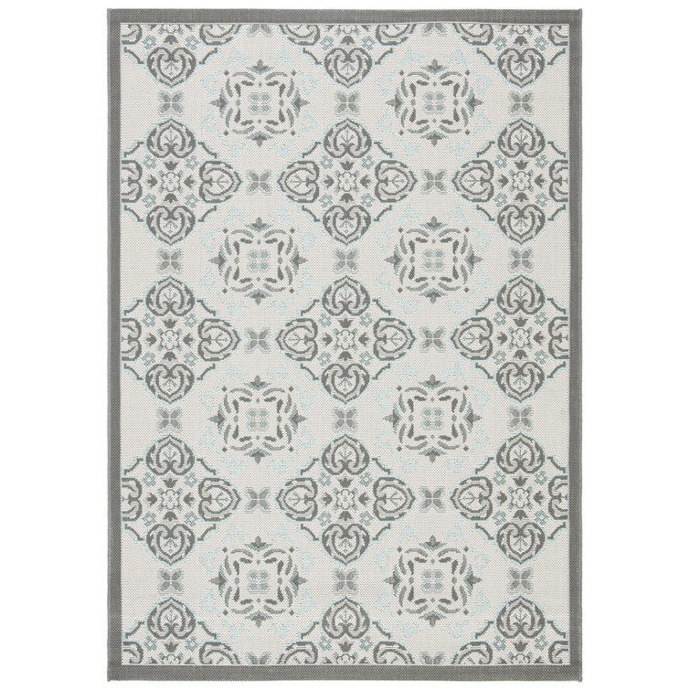 Tapis d'intérieur / extérieur à motif géométrique Pharrell Performance