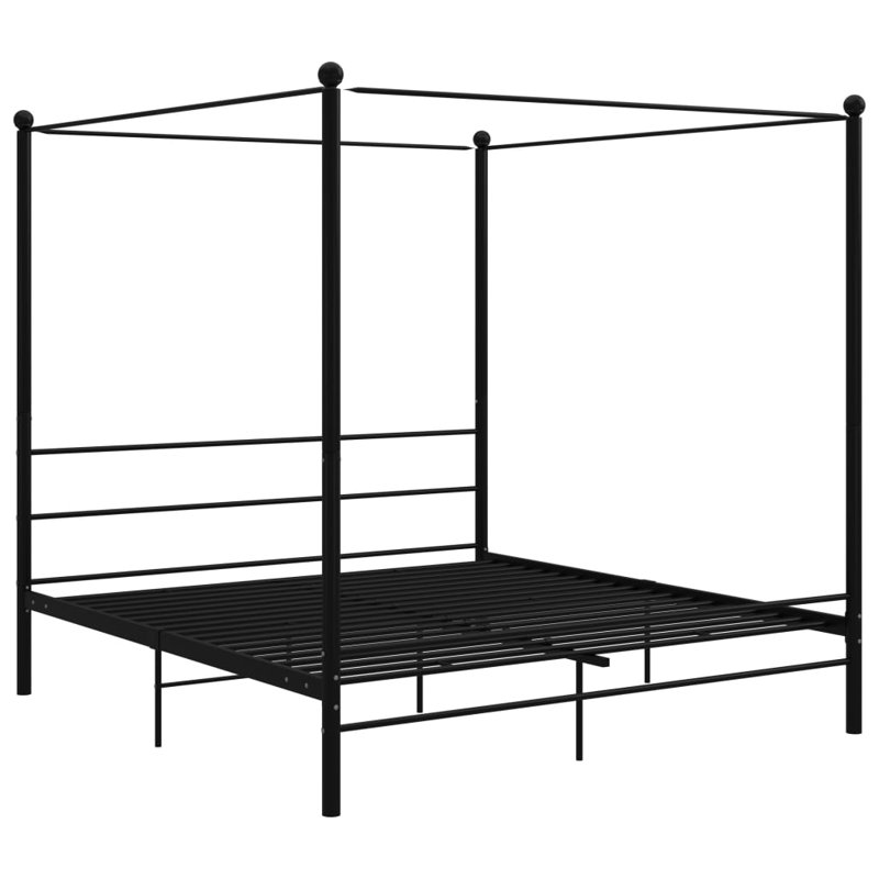 Azeezah Bed, 260 x 220 cm, Black
