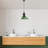 Elegant Adjustable Chandelier, Green Metal Body, 16.1 in Diameter x 15.7 in Height | Adjustable 17.7 - 51.2 in Total Height | E27 Socket, Max 40W | Perfect for Dining Rooms & Living Spaces, Stylish & Functional Design-667402594