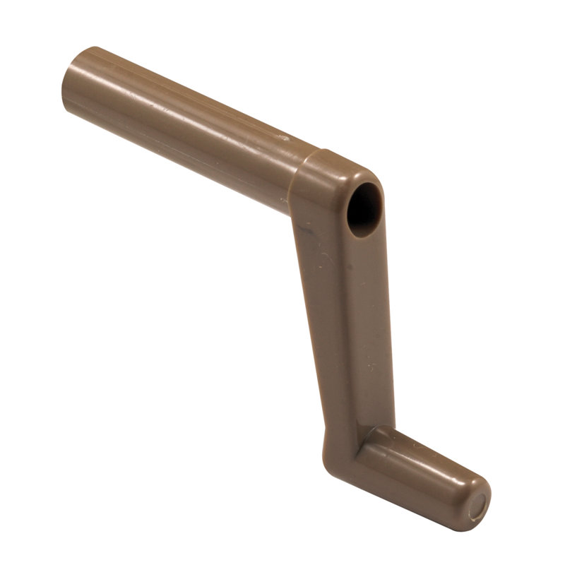 Prime-Line Stem Brown Plastic Crank Handle, 6.4" H x 3.75" W x 0.7" D