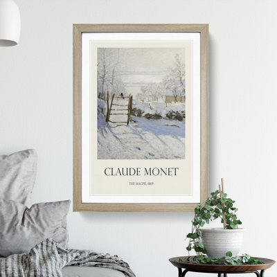 The Magpie by Claude Monet - Picture Frame Painting