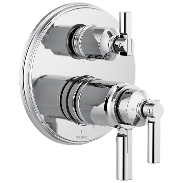 Invari® TempAssure® Thermostatic Valve with Integrated 6-Function Diverter Trim