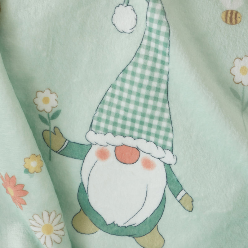 Spring Gonks Cosy Fleece Blanket Throw