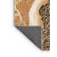 Tapis moelleux moelleux à motif de blocs d'inspiration mondiale Kamena - reliure beige-946930066
