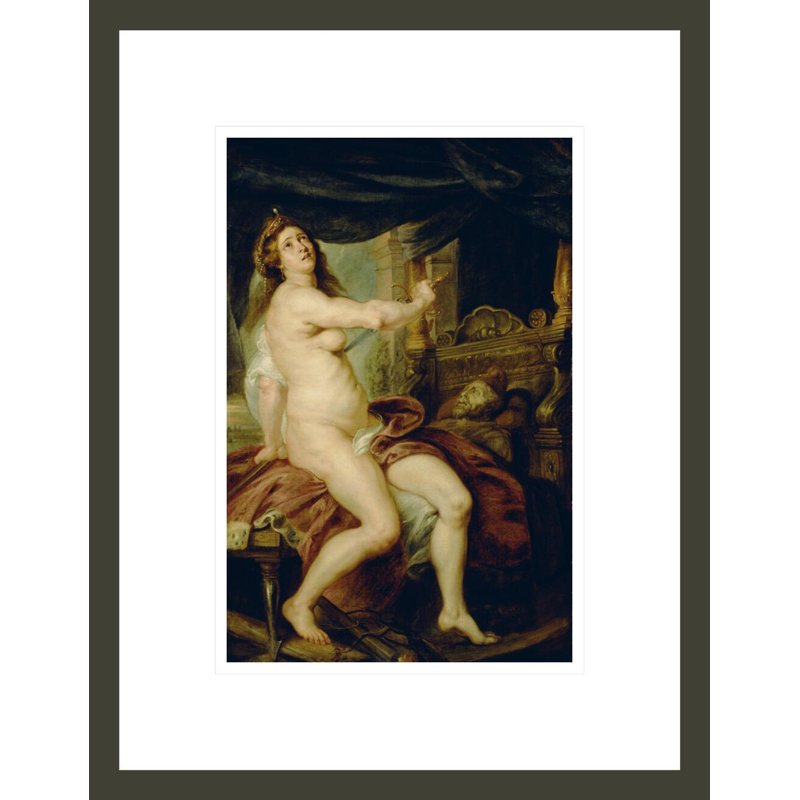 La mort de Didon par Peter Paul Rubens, impression giclée sur cadre, 16.75" H x 12.99" W