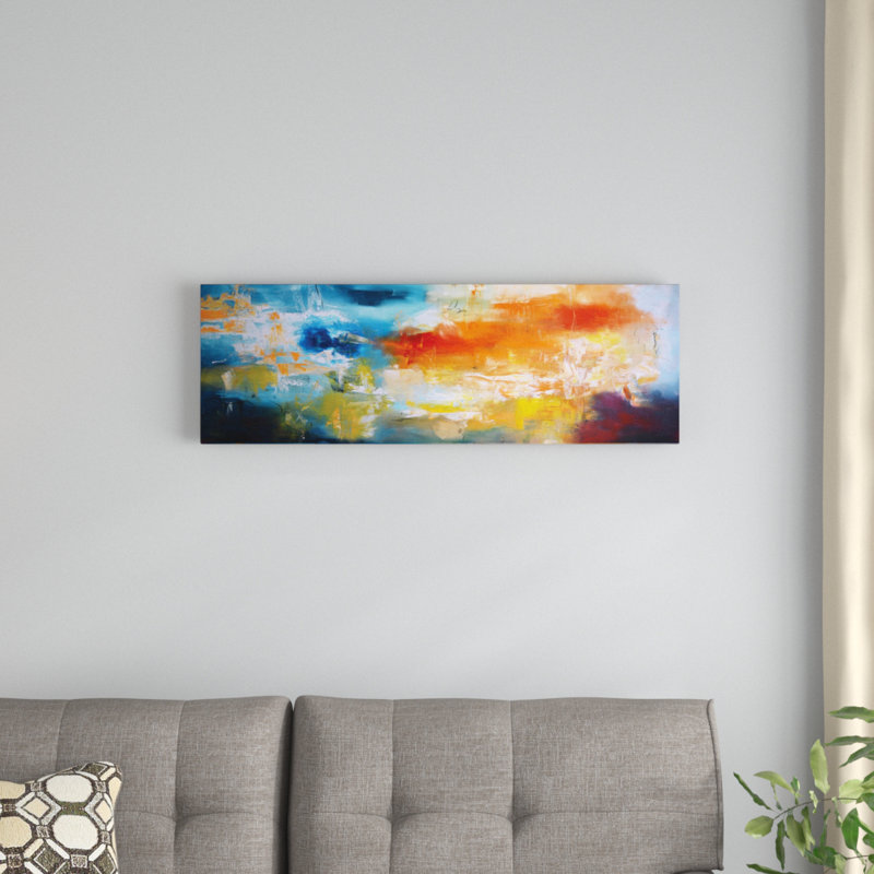 Dualité, reproduction d'art sur toile tendue, H 20 po x l 60 po x P 1,5 po, Toile tendue