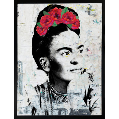 Portrait of Frida Kahlo 1 Piece Single Picture Frame Wall Art
