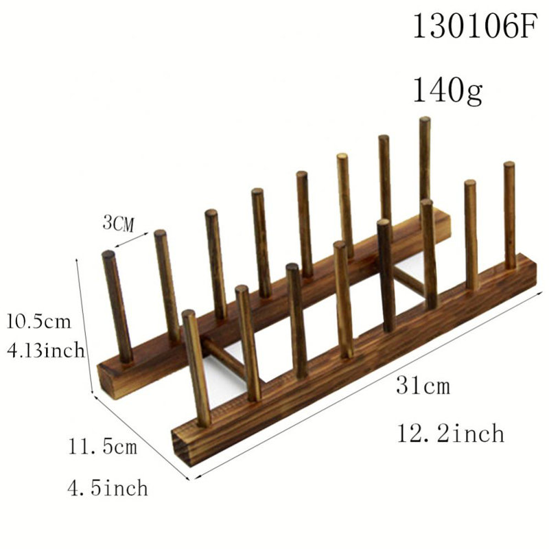 Assiette de rangement avec rangement, Noyer