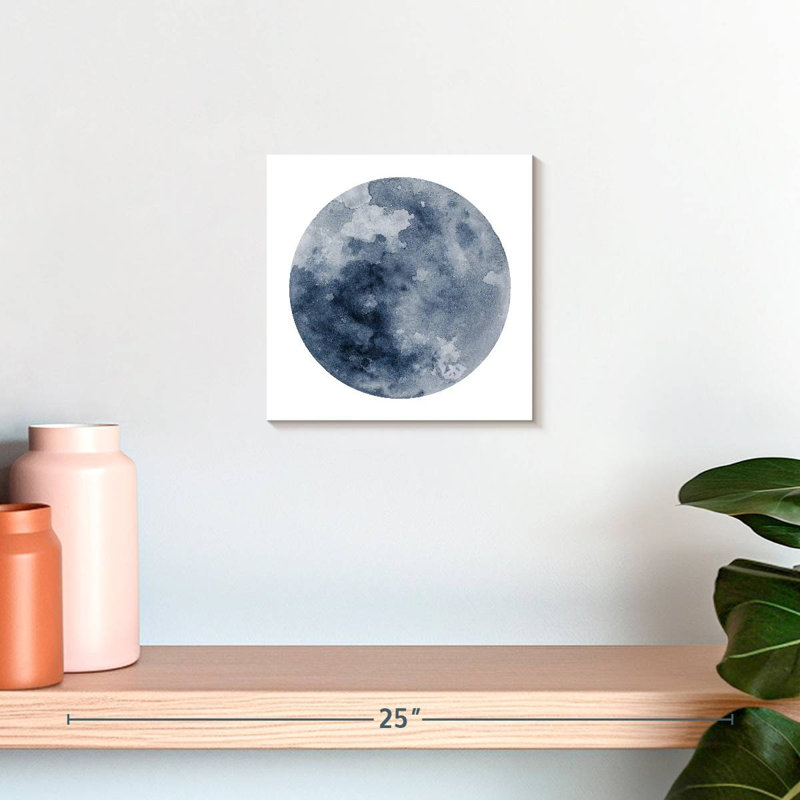 Arney céleste lune bleue, H 10 po x l 10 po