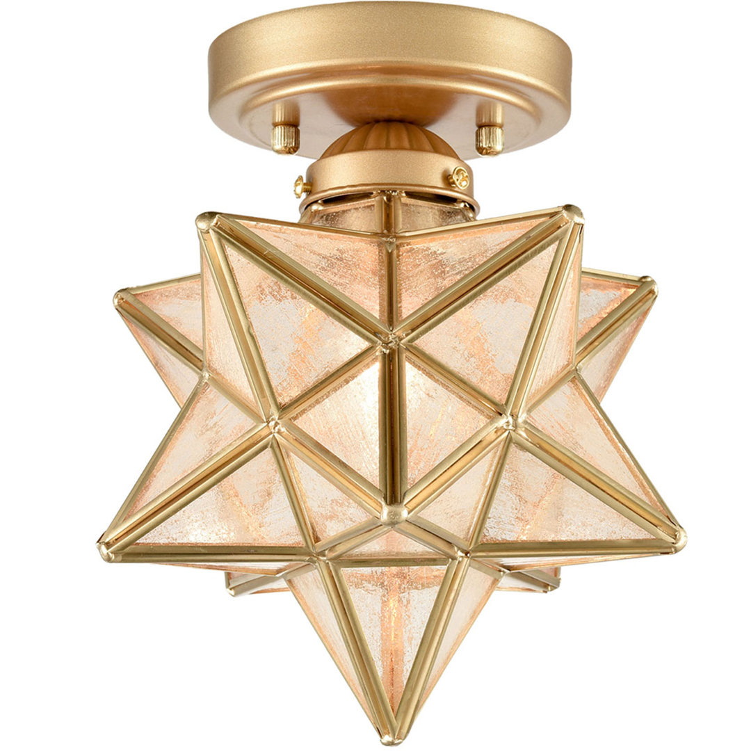 Killead 1-Light Moravian Star Ceiling Light Mercer41 