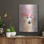 Art mural en métal Red Barrel Studio® «Flower Crown Labrador Retriever» par Furbaby Affiliates-17747135
