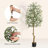Faux Olive Tree Artificial Indoor, Tall Fake Olive Tree With Moss-857708583