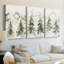 Christmas Holiday Art CCDLXVII - Toile tendue avec châssis sur mesure - 3 pièces-117254571