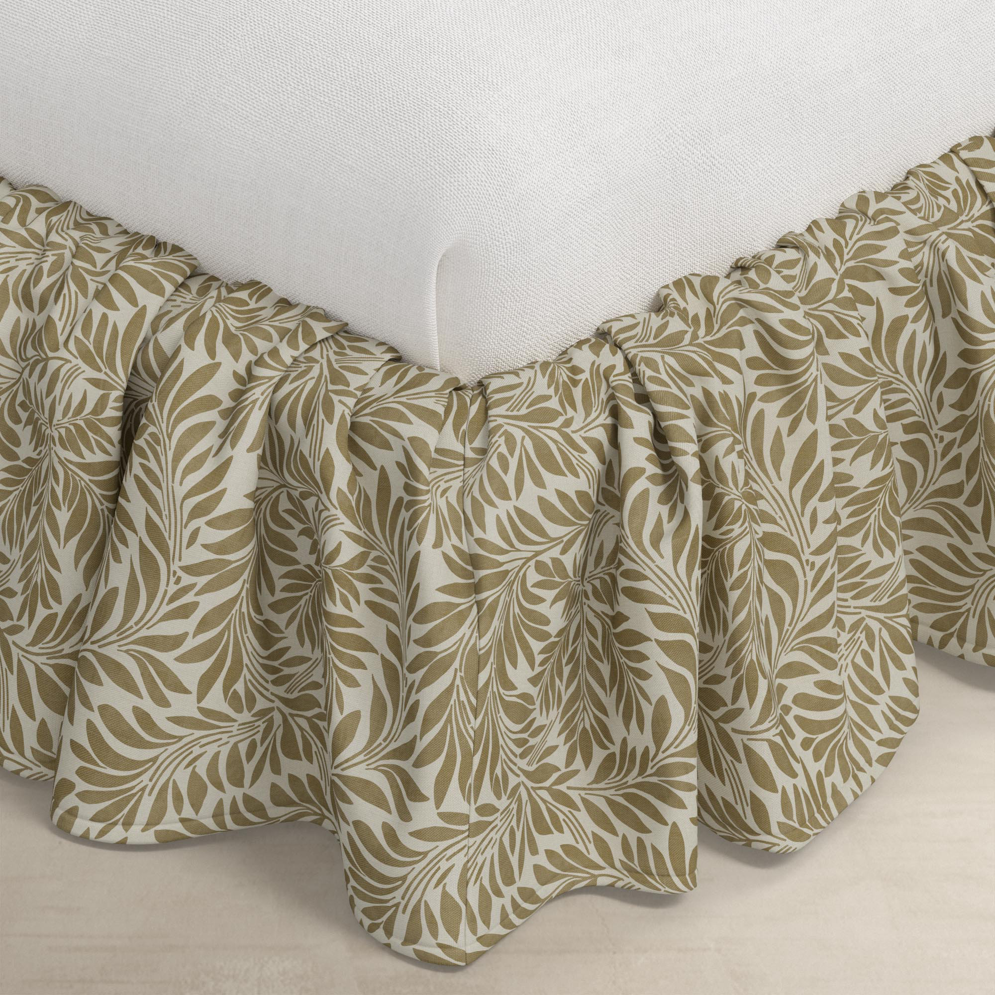 Upholstered Bed, Twin, Dijon