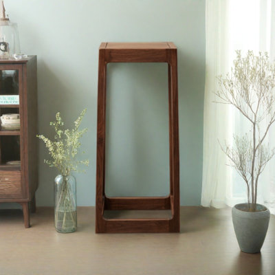 All - Solid - Wood Plant Stand: Trapezoidal Design
