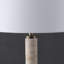 Lampe de table en travertin Elinora
