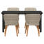 Dining Set 5 Pcs Poly Rattan