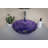 Eden Bath 16.5'' Purple Glass Circular Bathroom Sink