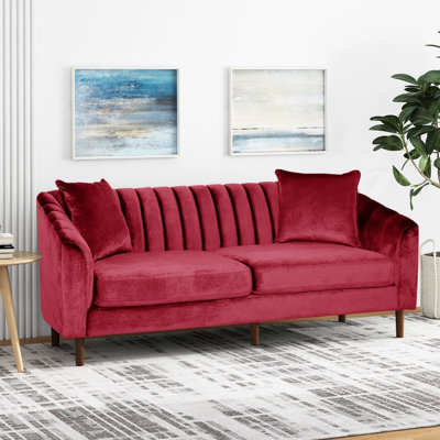 3-Seater Sofa ( Wine Red)