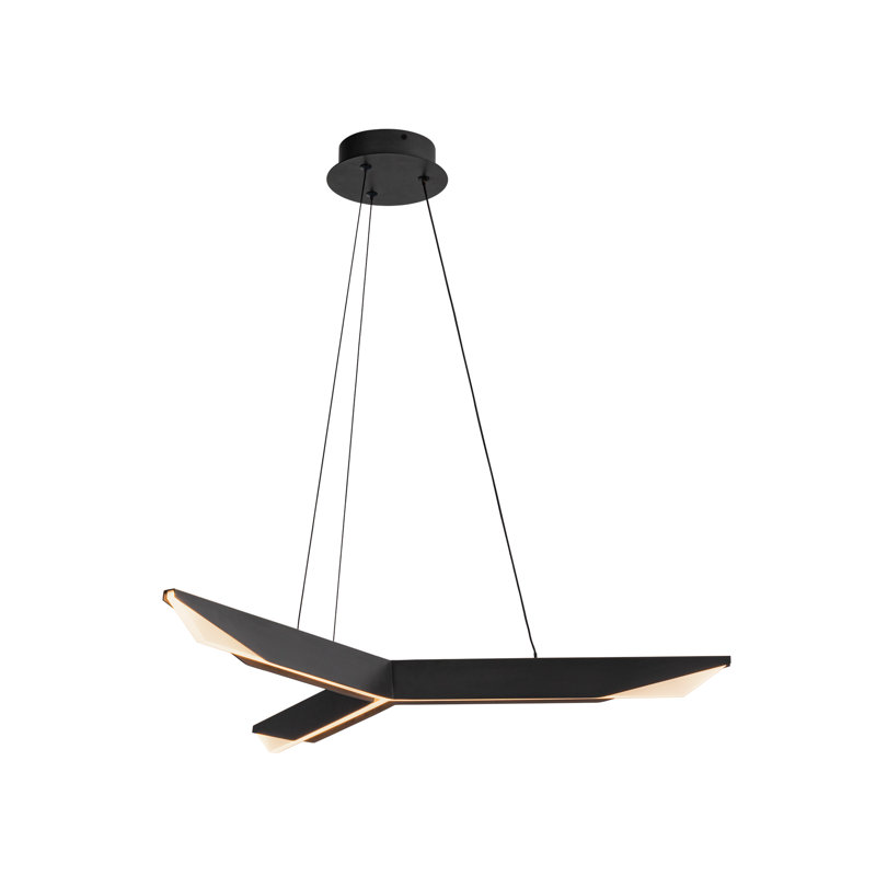 Luminaire suspendu à DEL 31 po Tachi, Bronze urbain