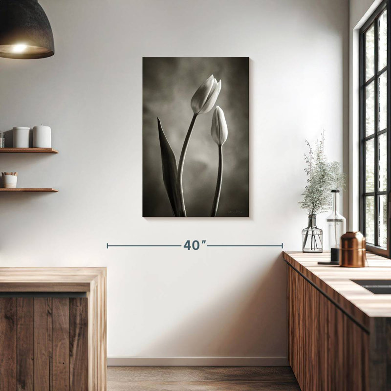 Harnek Two Tone Tulips III, 36" H x 24" W