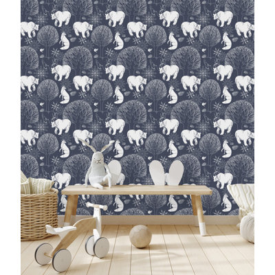 Panneau de papier peint autocollant L 10,4 pi x l 25 po