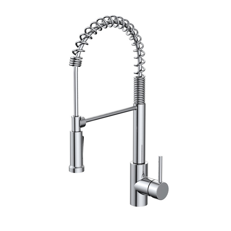 Vetta Pull Down Kitchen Faucet, Polished Chrome
