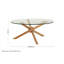 Ames Cross Legs Coffee Table