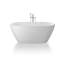 Duravit D-Neo 63'' x 30'' Freestanding Soaking Solid Surface Bathtub