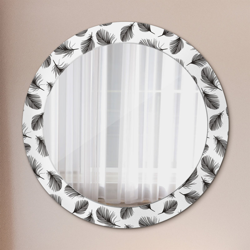 Huldar Glass Flat Wall Mirror