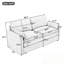 Causeuse rembourrée Cozy-1583148762