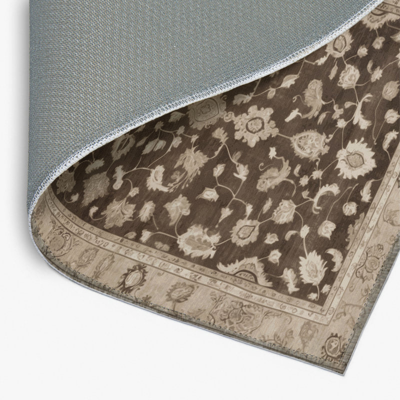 Tapis gris intérieur et extérieur surteint, Rectangle 4pi x 6 pi